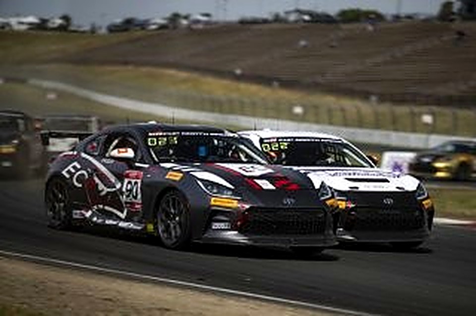 The #90 GR86 at Sonoma