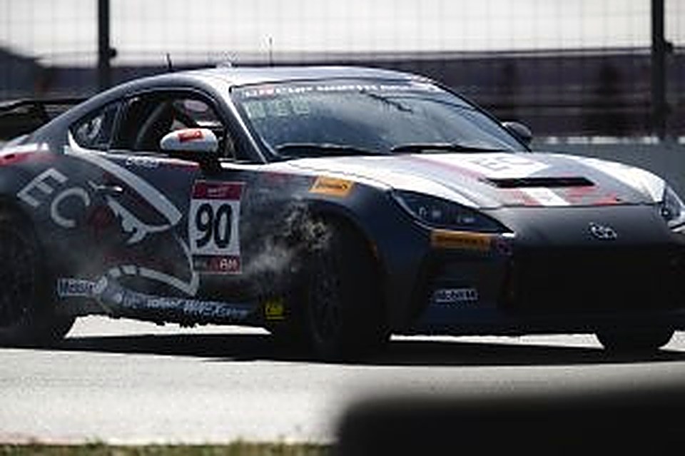 The #90 GR86 at Sonoma